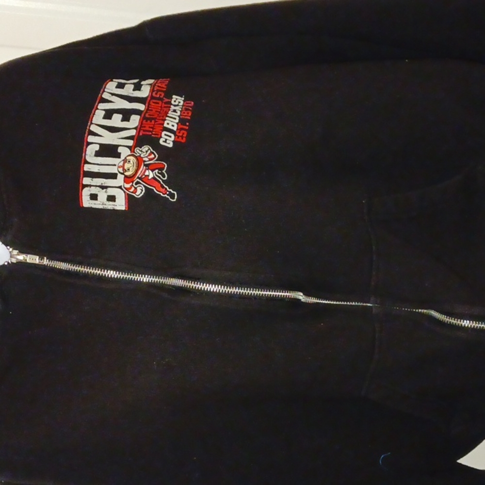 OHIO STATE BUCKEYES ZIP UP HOODIE